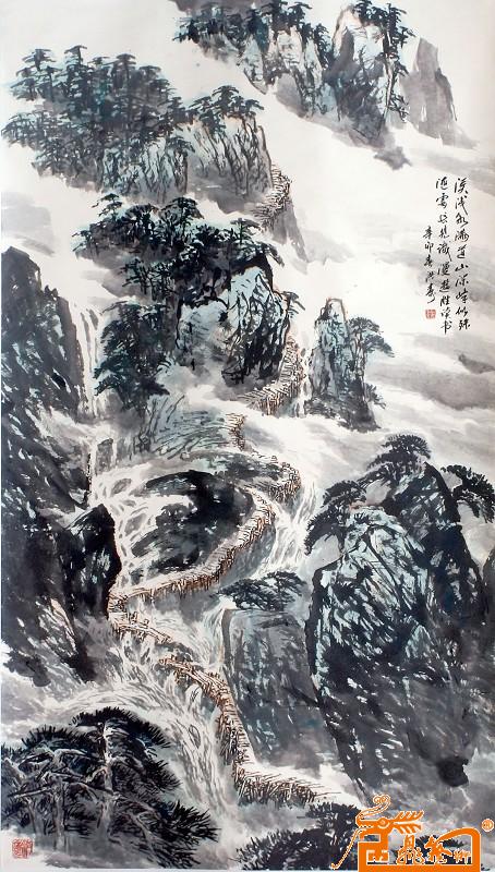 溪水浅满道